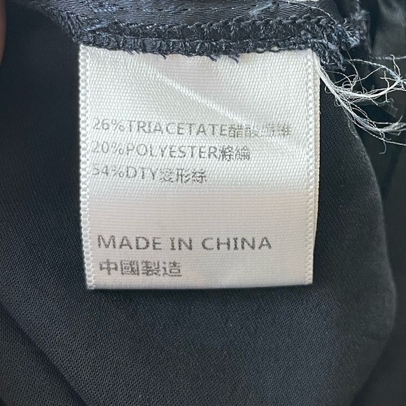 Paper London Lex Wide Leg Trouser Pants in Navy Size 14 - Picture 8 of 11